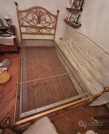 Letto una piazza e mezza in ferro battuto