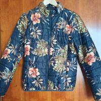 giubbino Benetton nero fiorato taglia 44