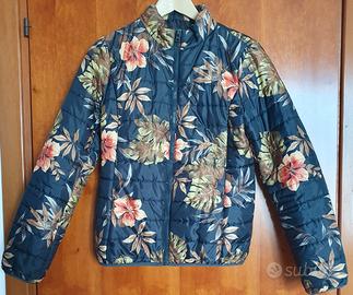 giubbino Benetton nero fiorato taglia 44
