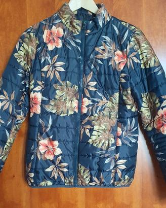 giubbino Benetton nero fiorato taglia 44