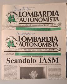 Autografi Umberto Bossi