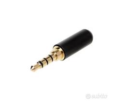 Presa Jack 3,5mm maschio, simulatore di microfono.
