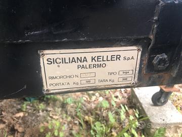 Rimorchio tipo biga siciliana keller