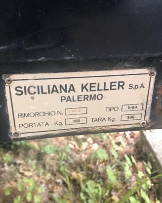 Rimorchio tipo biga siciliana keller