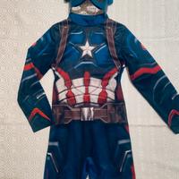 Costume + maschera Capitan America