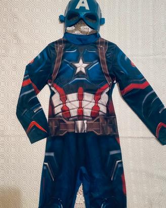 Costume + maschera Capitan America
