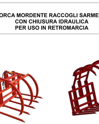 FORCA MORDENTE RACCOGLI SARMENTI ARATRI BIAGIOLI A
