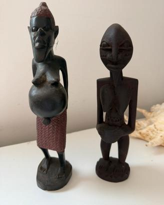 Statuette in ebano