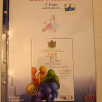  2 euro commemorativi San Marino 2008