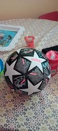 pallone di calcio sulla champions league