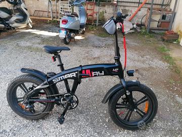 Bici elettrica pieghevole Smartway M2-R1AL-K