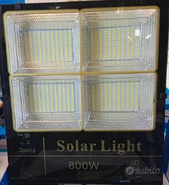 Faro led solare luce calda e luce fredda esterno i