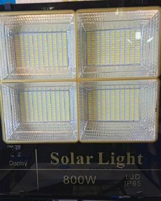 Faro led solare luce calda e luce fredda esterno i