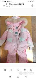 completo sci bambina 7 anni nuovo