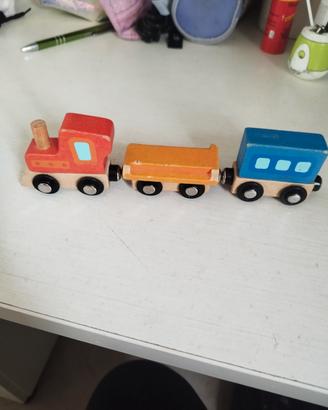 Trenino in legno 