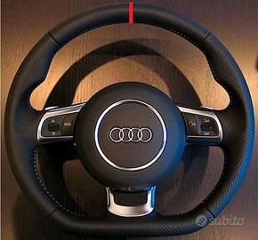 Volante pelle OEM Audi R8 5.2 V10 + palette a led