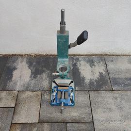 supporto trapano a colonna con morsa