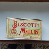 Scatola di latta Biscotti Mellin