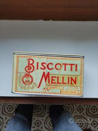 Scatola di latta Biscotti Mellin