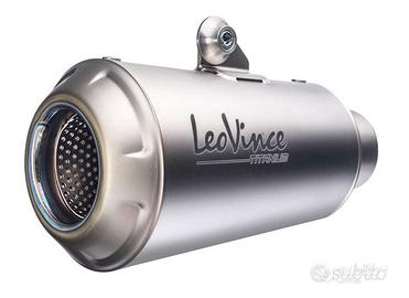 Scarico Leovince LV-10 TITANIUM universale Ø 60 mm