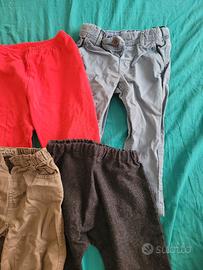 set pantaloni lunghi bambino
