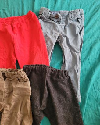 set pantaloni lunghi bambino