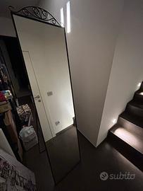 Specchio da pavimento Ikea nero
