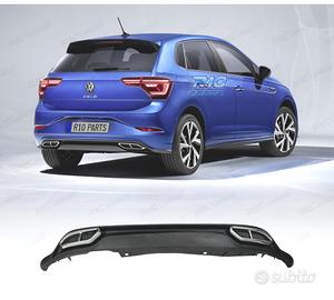 DIFFUSORE VOLKSWAGEN VW POLO 22- LOOK R LINE