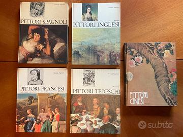 Lotto 5 Libri sui pittori di Giuseppe Argentieri