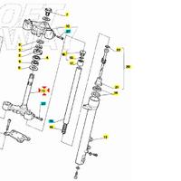 Piastra inferiore forcella Aprilia AF1 Project 108