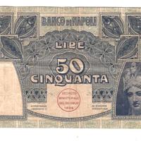 Rarissime banconote da 50 Lire Banco di Napoli
