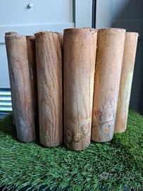 Bordura in rotolo in legno naturale L 180 x H 20