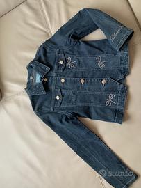 Giubbino jeans elasticizzato MISS BLUMARINE tg.10