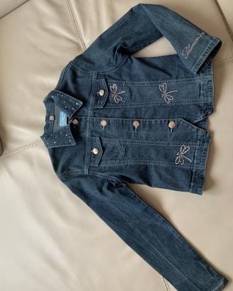 Giubbino jeans elasticizzato MISS BLUMARINE tg.10