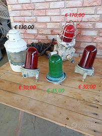 Lanterne Fari Luci ingombro Nautica