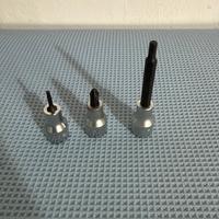 Chiavi bussola attacco mezzo set 3 pz
