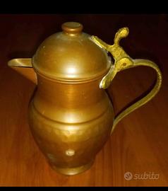 TEIERA IN RAME  / OTTONE VINTAGE RETRÒ ANTICA