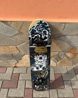 Skateboard Oxelo MID 5 Skull - Buone Condizioni