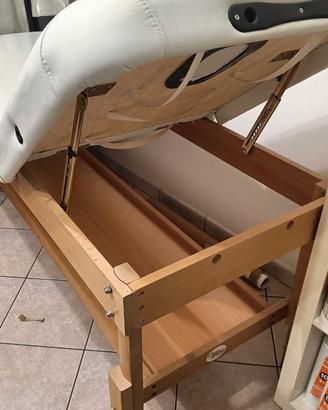 Mira Lettino da massaggio in legno