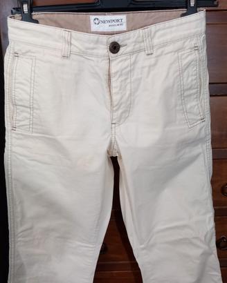 Pantalone uomo beige chiaro 