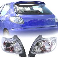 FANALI PEUGEOT 206 98-09 FONDO CROMATO