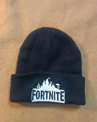 Berretto nero Fortnite originale con logo ricamato