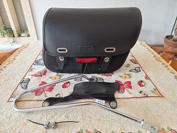 Borsa dx + telaietto Triumph Bonneville t100 t120 