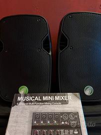 Impianto Karaoke con Technosound TK08A Coppia