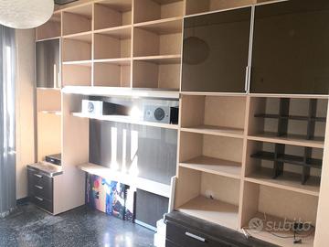 Libreria DOIMO rovere + Mobile HIFI