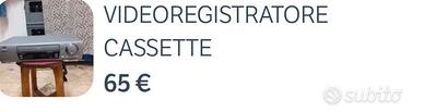 Videoregistratore Cassetta