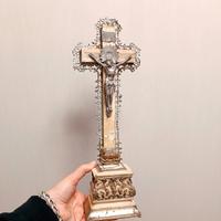 Antico Crocifisso da Altare in legno collezione 