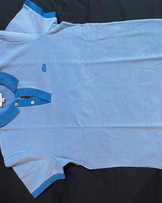 POLO LACOSTE AZZURRA, TAGLIA 4/ M