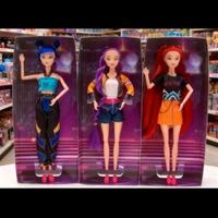 set 3 bambole 30cm k pop