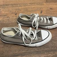 Converse All Star basse grigie taglia 36